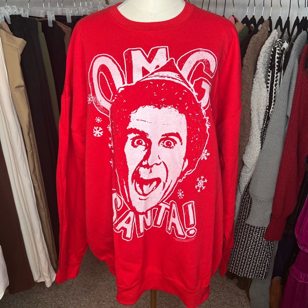 ELF OMG SANTA Crewneck
